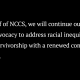 NCCS black lives matter statement