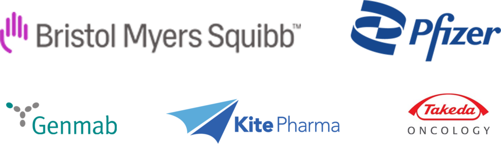2022 Survey Sponsors Bristol Myers Squibb, Pfizer, Genmab, Kite Pharma, Takeda Oncology