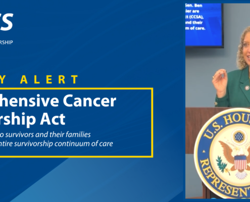 Rep. Debbie Wasserman Schultz introduces Comprehensive Cancer Survivorship Act at December 14, 2022 press conference.