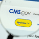 A graphic showing the CMS.gov website