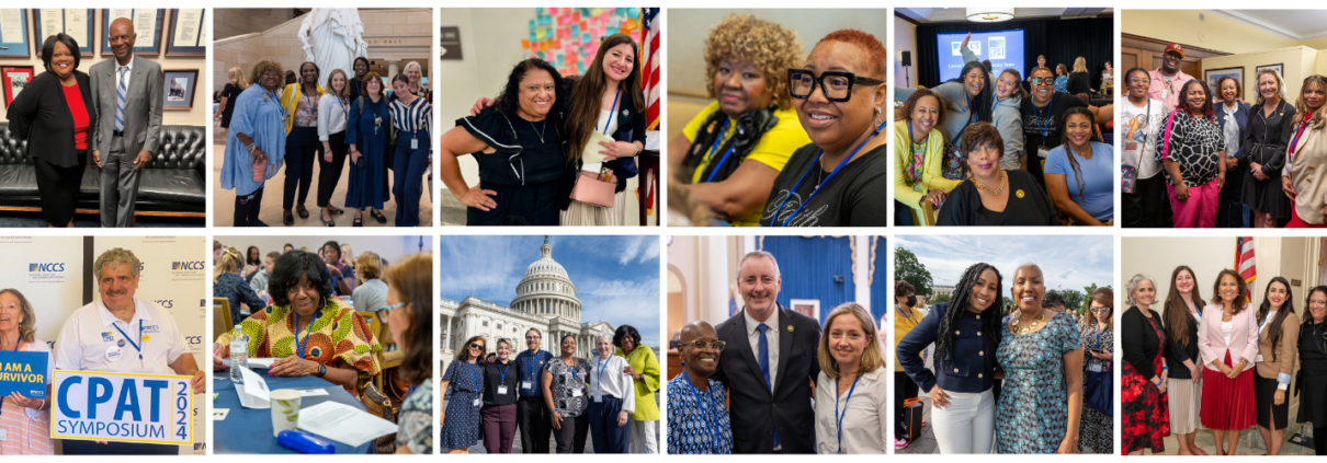 collage of photos of CPAT symposium and Hill Day participants