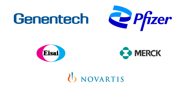Sponsors: Presenting Sponsors Genentech and Pfizer. Other Sponsors: Eisai, Merck, and Novartis