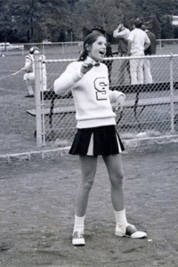 Erin cheerleading