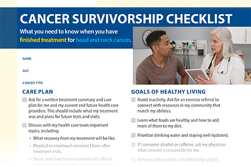 HNC Finished Treatment Checklist Thumbnail