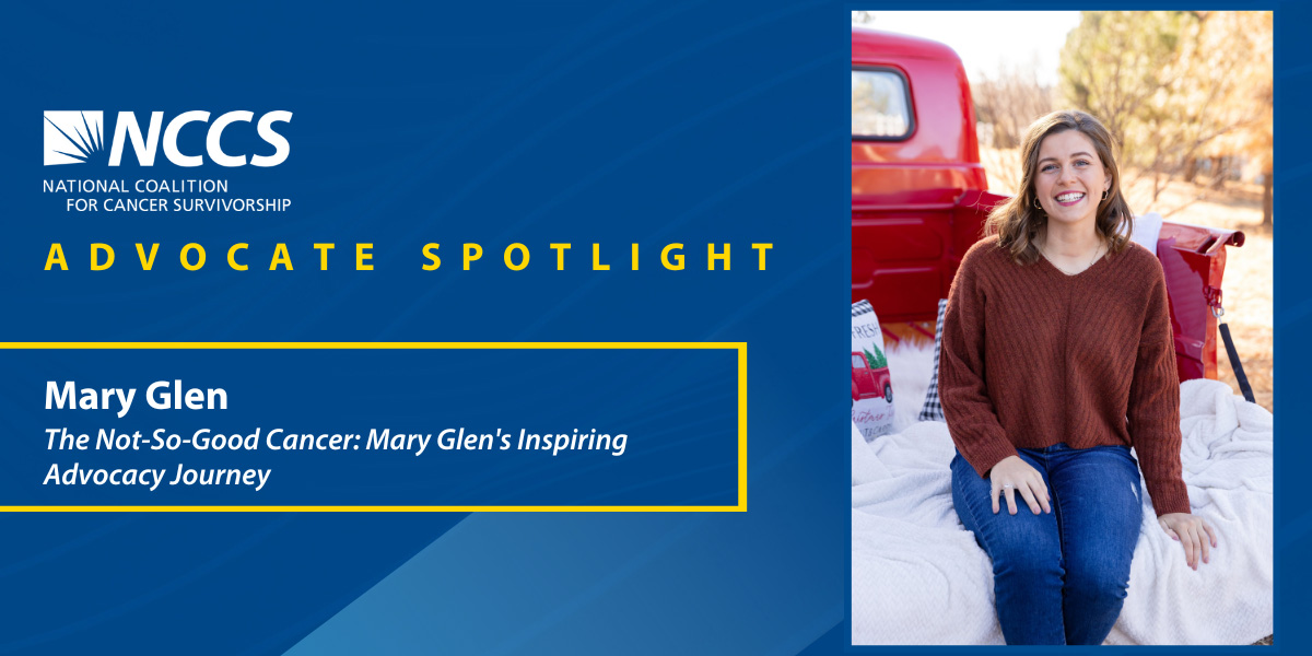 The NotSoGood Cancer Mary Glen's Inspiring Advocacy Journey NCCS