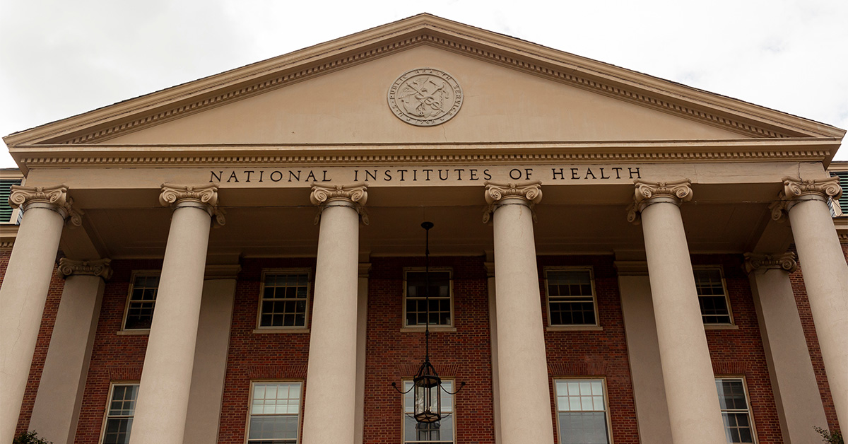 picture of National Institutes of Health building in Bethesda, MD