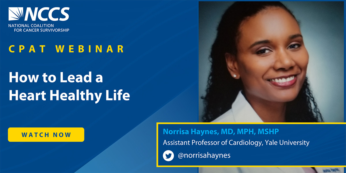 Norrisa Haynes, MD How to Lead a Heart Healthy Life Webinar