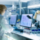 Group of researchers working in a lab