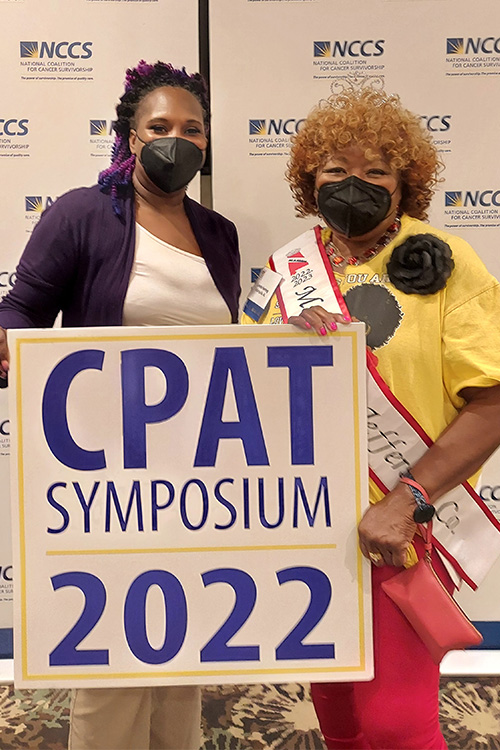 Sandra Fields and Loretta Herring at CAPT Symposium 2022