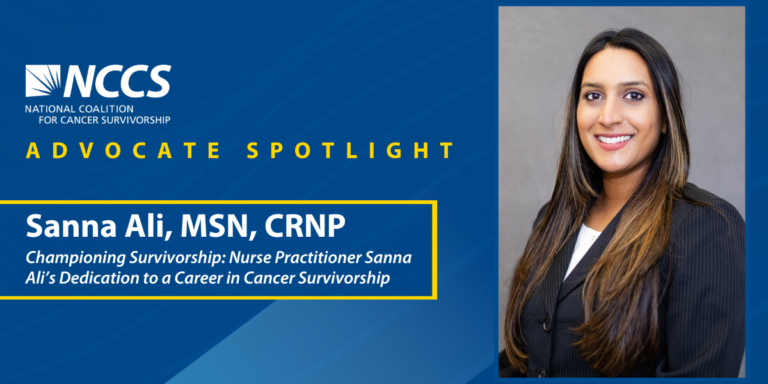 NCCS Advocate Spotlight: Sanna Ali, MSN, CRNP