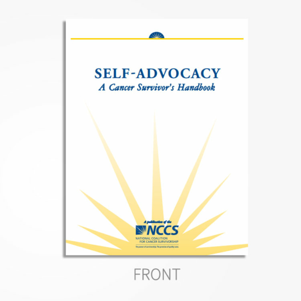 Self Advocacy FRONT