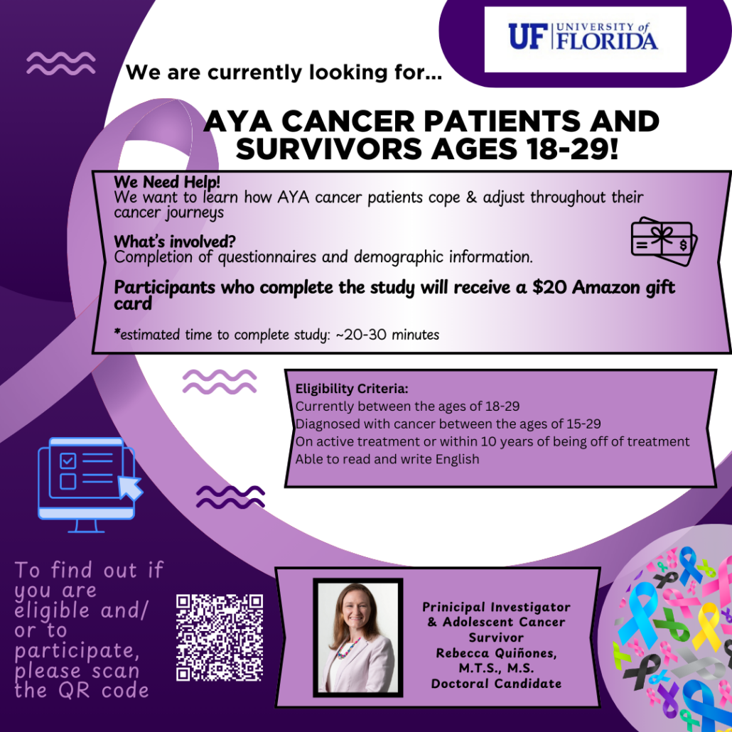 University of Florida Study Flyer