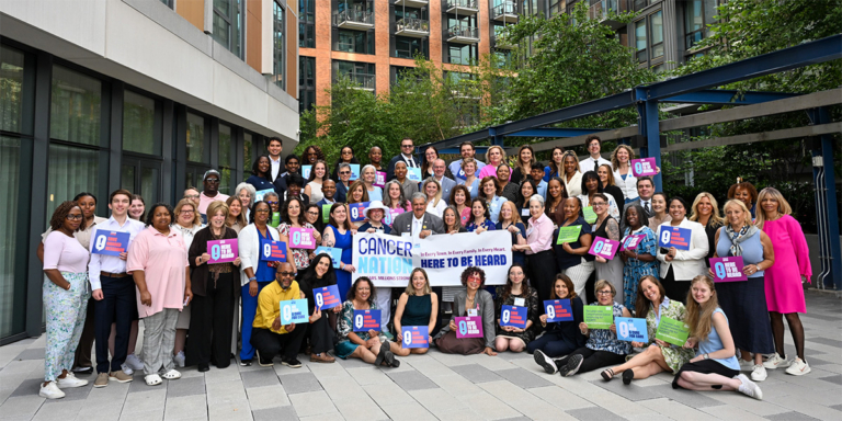Group of advocates posing for the 2026 Cancer Nation Summit