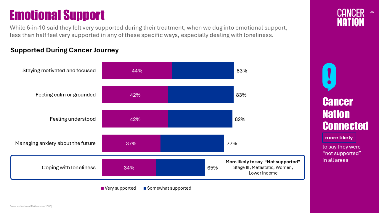 Survey 2025 Slide 36 Emotional Support