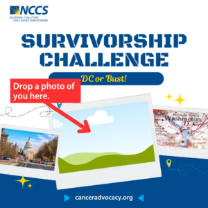 Survivorship Challenge Social Media Graphic example
