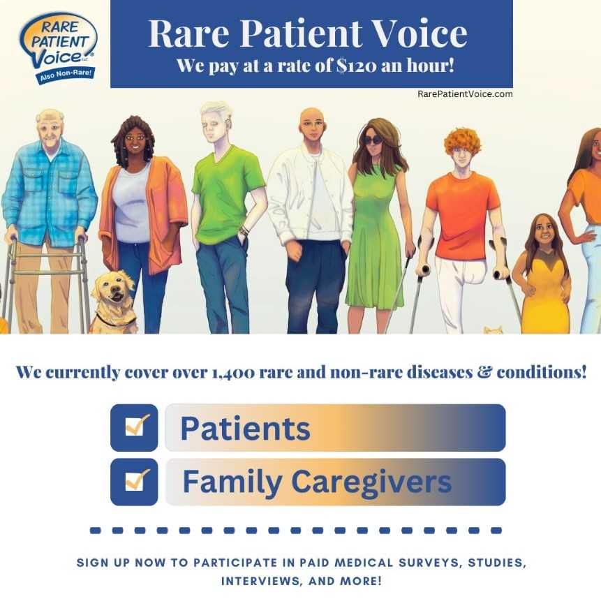 Rare Patient Voice flyer