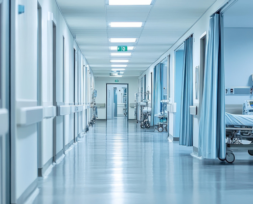 Empty hospital
