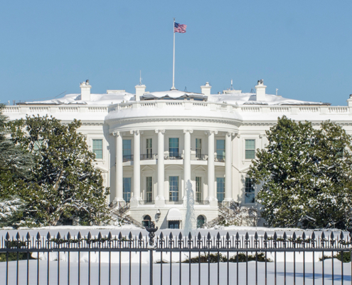 white house winter